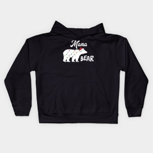 'Polar Mama Bear' Funny Christmas  Bear Kids Hoodie